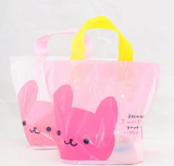 Custom Print Soft Loop Handle Plastic Shopping Bag 